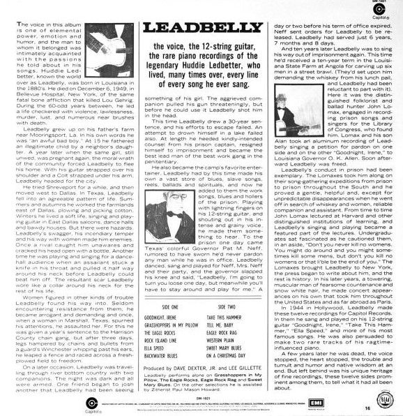 Leadbelly – Huddie Ledbetter's Best – Image 2