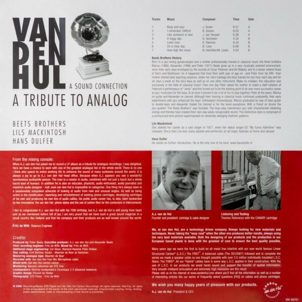 VAN DEN HUL - A Tribute To Analog – Image 2